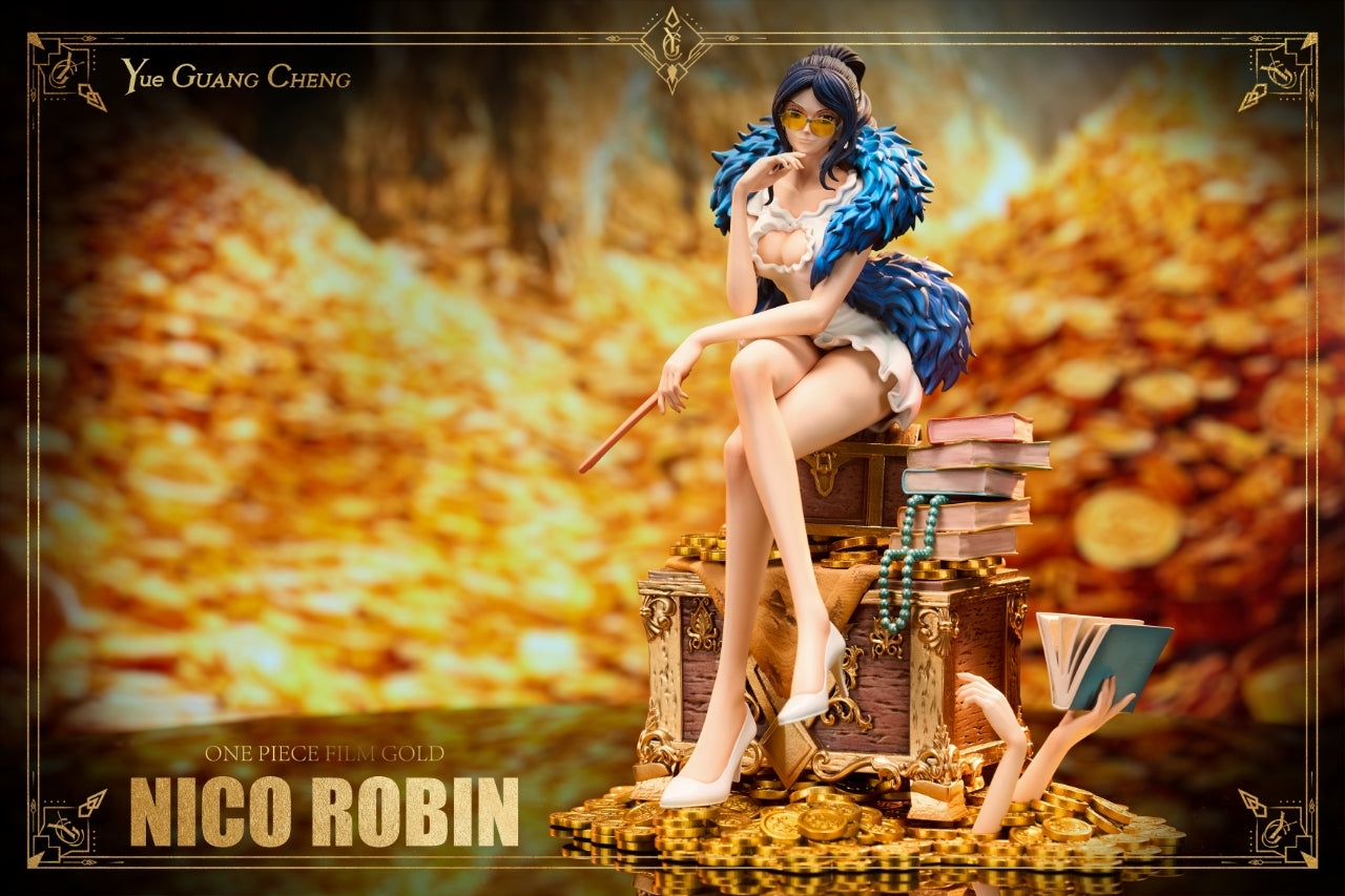 Yue Guang Cheng Studio Nico Robin Film Gold Resin Statue