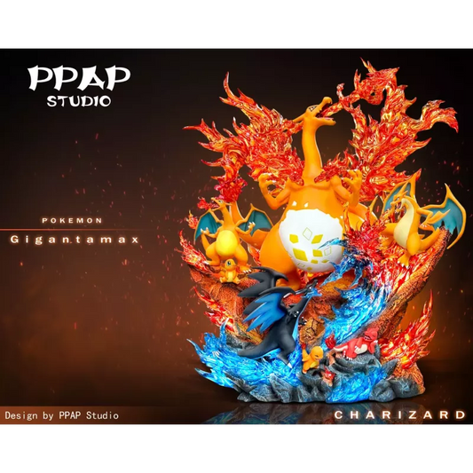 PPAP Studio Charizard Family Resin Statue