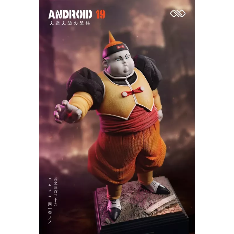 Infinite Studio Android 19 x Android 20 Dr Gero Resin Statue