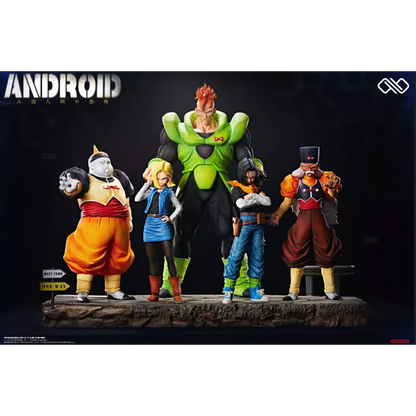 Infinite Studio Android 19 x Android 20 Dr Gero Resin Statue