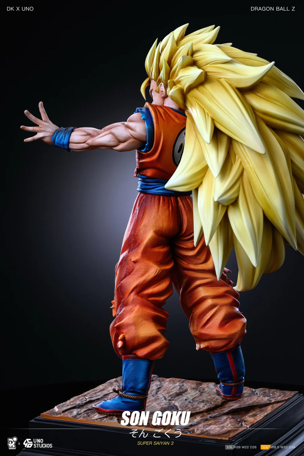 DK X UNO Studio SSJ3 Goku Resin Statue