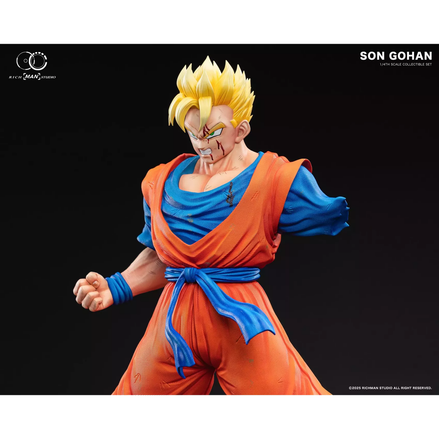 Rich Man Studio Son Gohan Resin Statue