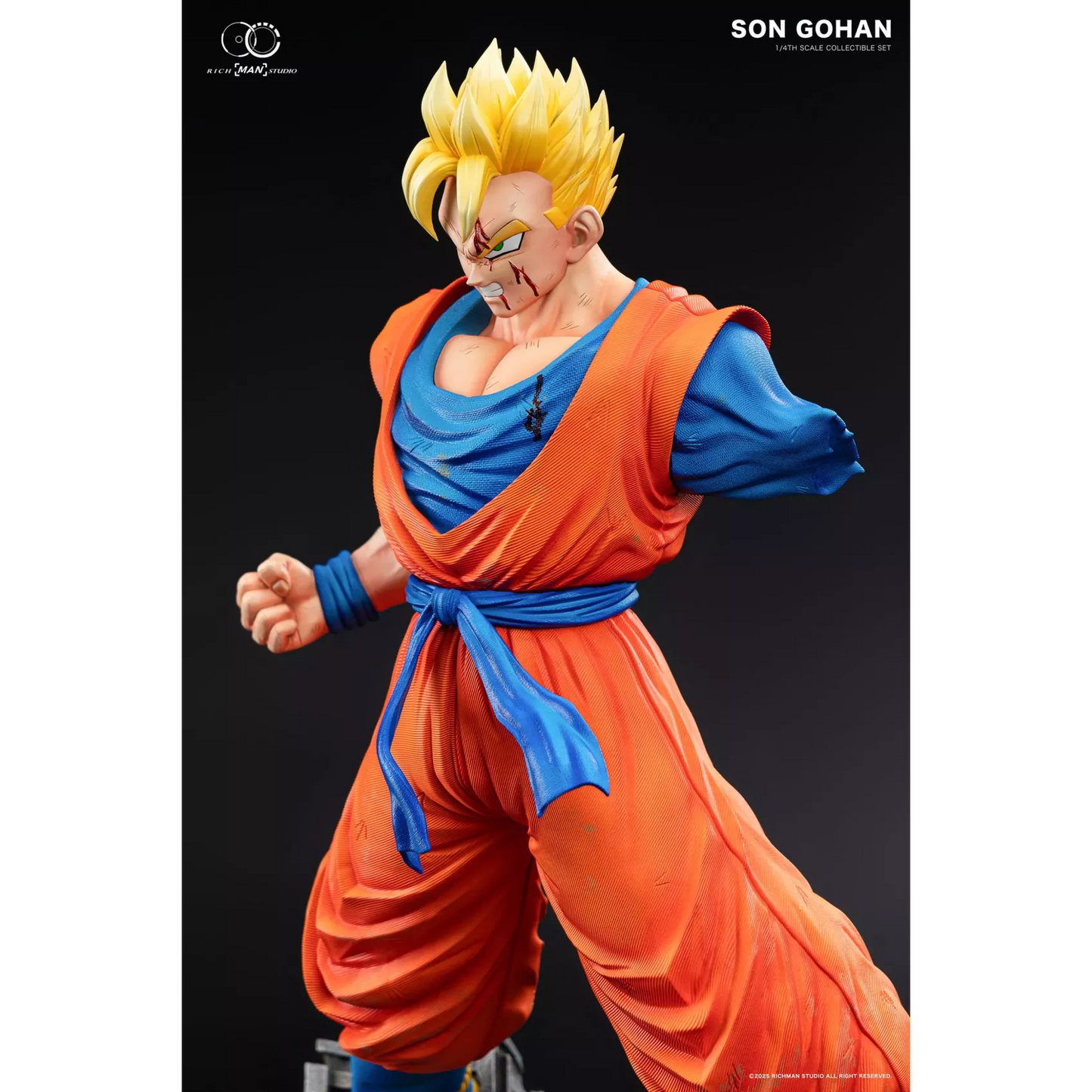 Rich Man Studio Son Gohan Resin Statue