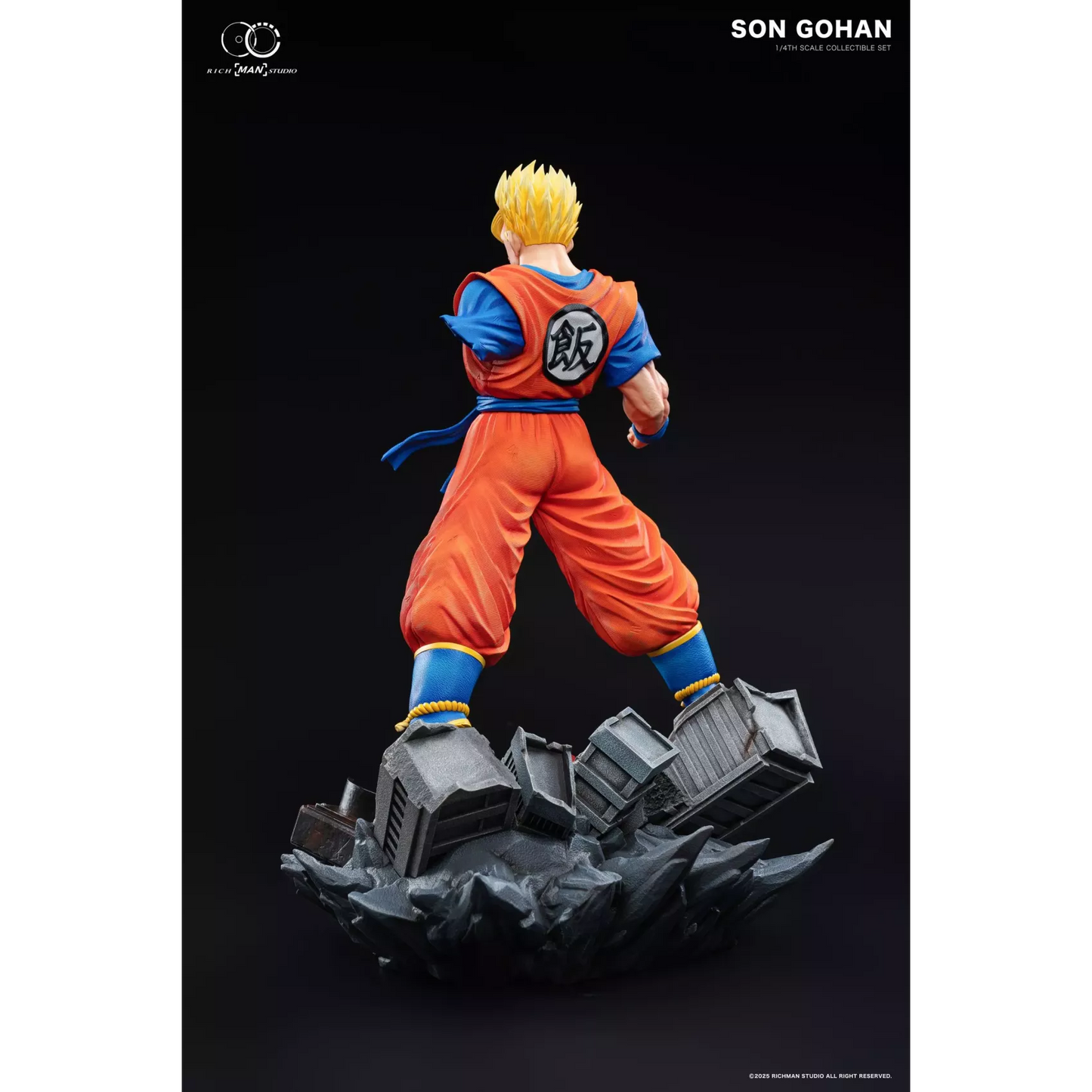 Rich Man Studio Son Gohan Resin Statue