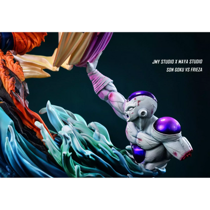 JMY Studio First Super Saiyan Goku vs Frieza Resin Statue