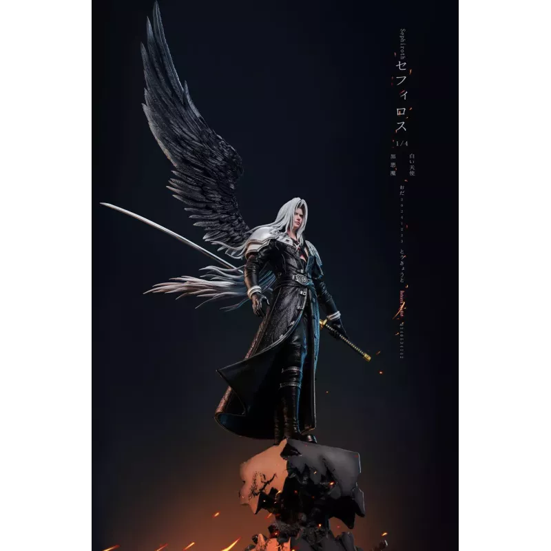 Final Fantasy VII Rebirth Studio Sephiroth Resin Statue