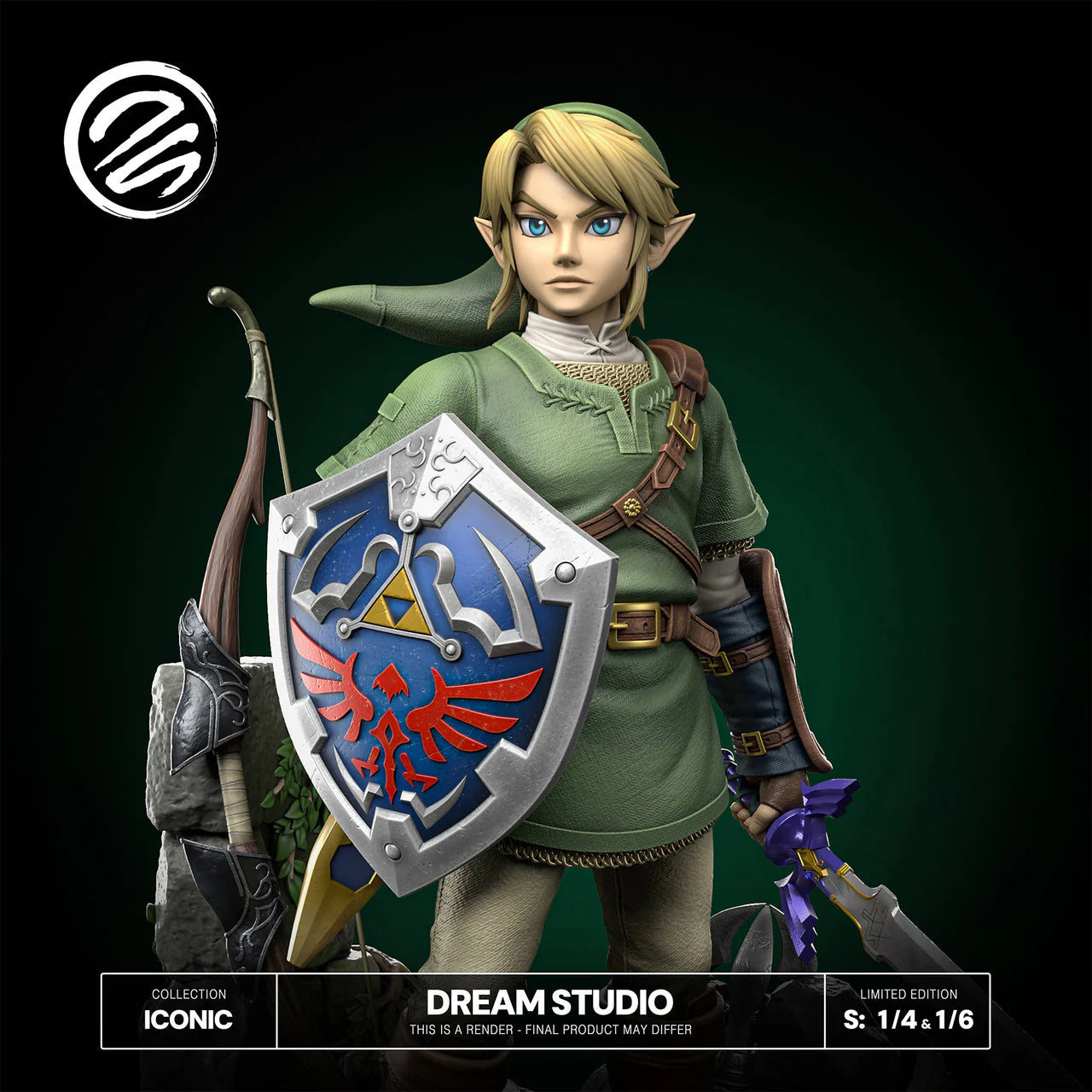 Dream Studio Link Hero Of Twilight Resin Statue