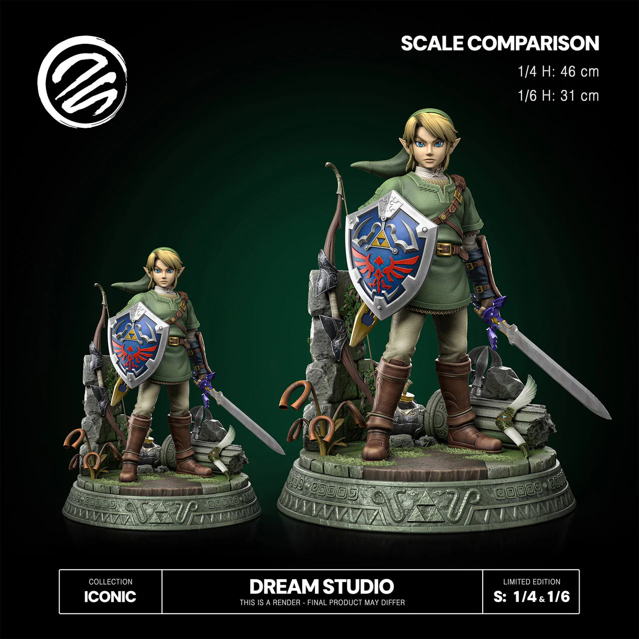 Dream Studio Link Hero Of Twilight Resin Statue